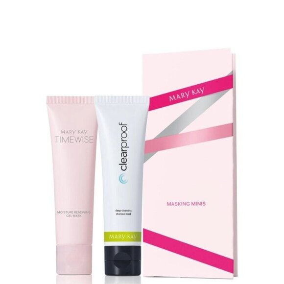 Stocking Stuffer!   MK Deep-Cleansing Charcoal Mask & Moisture Renewing Gel Mask - Picture 1 of 3